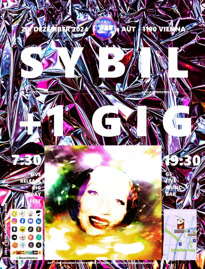 Sybil's +1 GIG poster